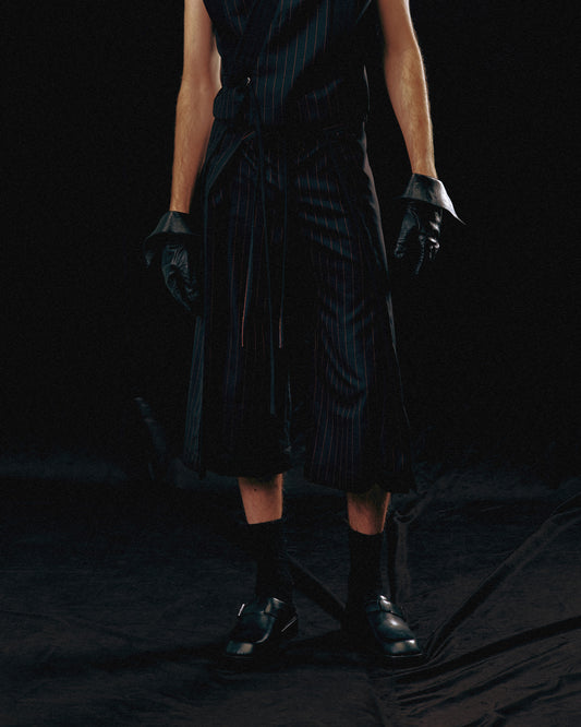 Adachi paneled shorts