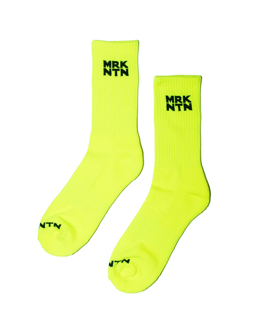 MRKNTN Logo Neon Socks